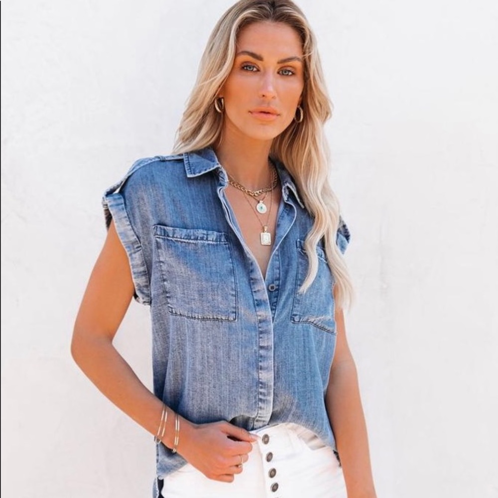 Denim Top-M